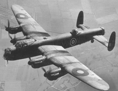 Британский бомбардировщик Авро 683 Ланкастер
