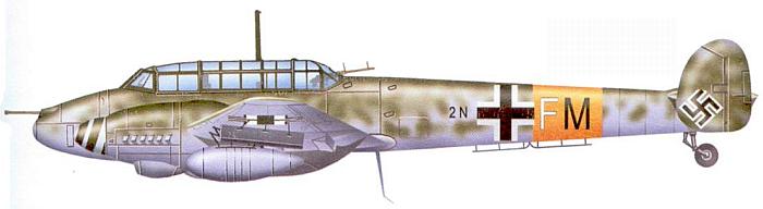 Мессершмитт Bf110F-2