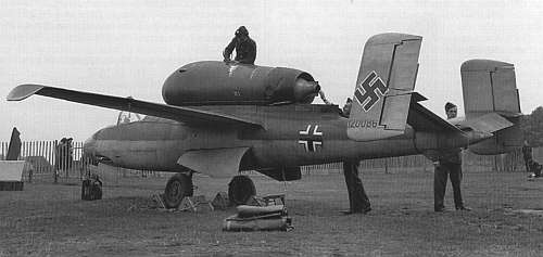 Фото истребителя Люфтваффе Heinkel He-162 Salamander