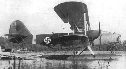 Гидроплан Хейнкель He-59 ВВС Финляндии