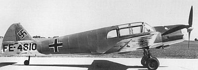 Связной самолёт Люфтваффе Мессершмитт Bf-108