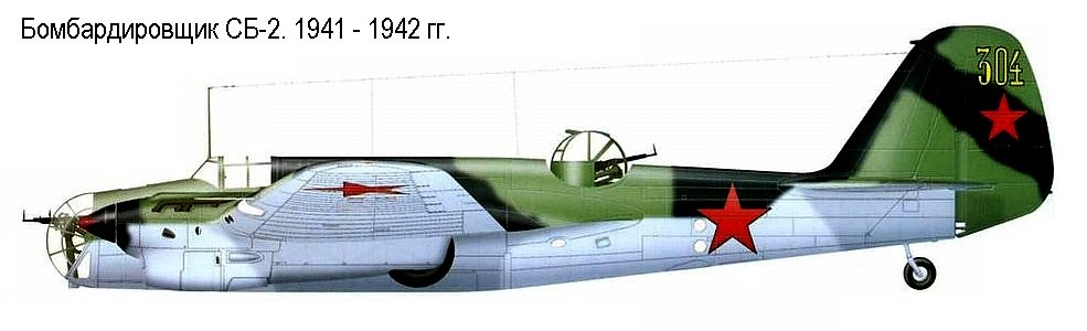 Бомбардировщик СБ-2бис