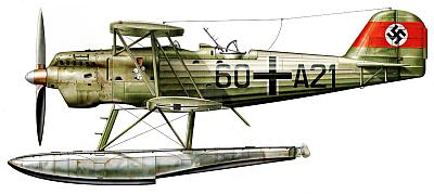 Окраска гидросамолета Хейнкель He-60C