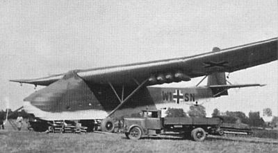 Самый большой транспортный планер Люфтваффе Мессершмитт Ме-321