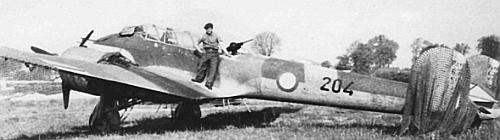 Фото французского самолета Потез P.631 в мае 1940 г.