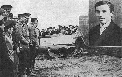 Первая катастрофа на аэродроме Московского Общества Воздухоплавания 8 мая 1914 г.