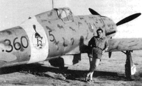 Фото Макки МС.202 на аэродроме Кампоформидо, 1942 г.