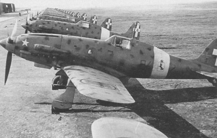 МС.202 из 4-го стормо, 1942 г.