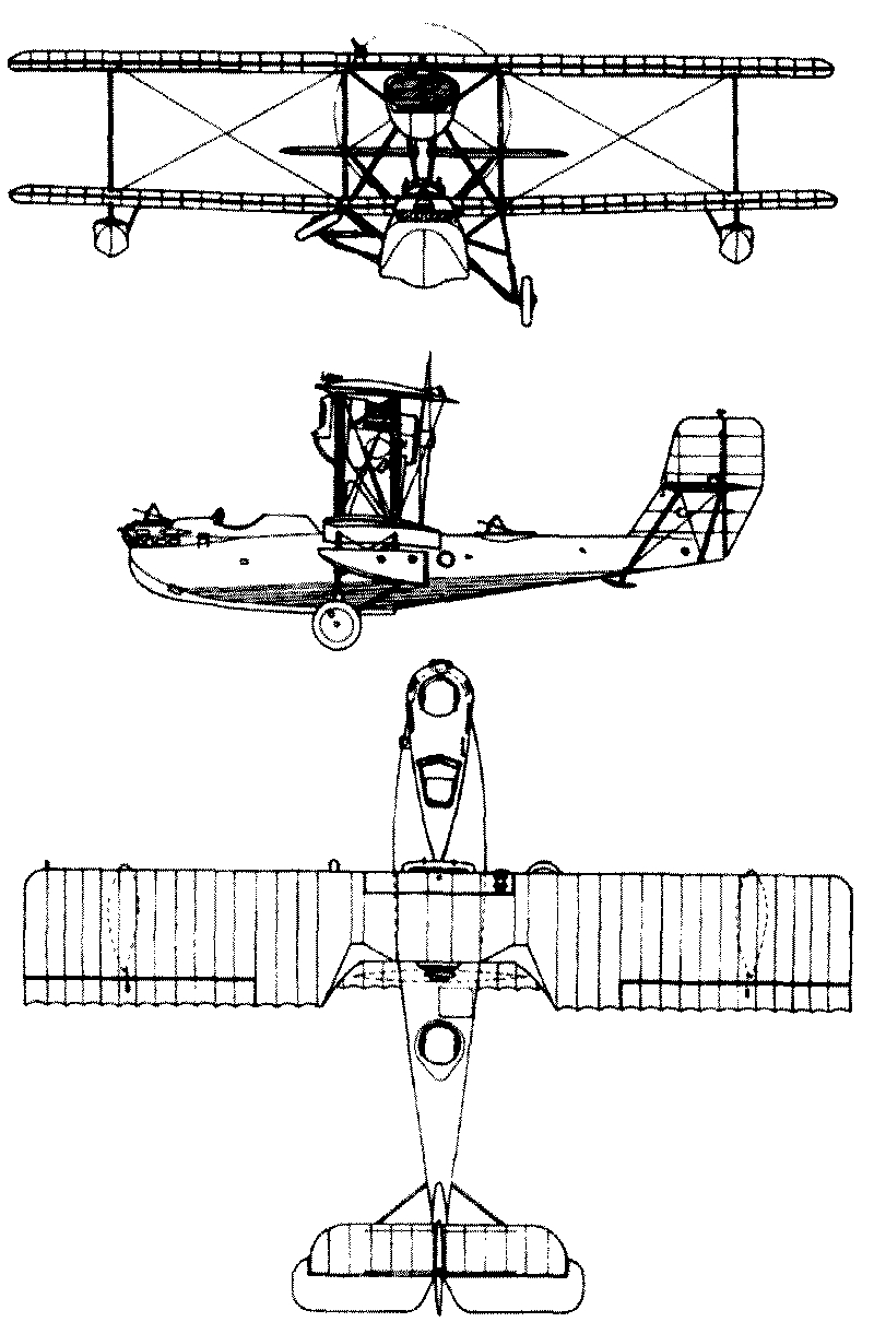 Схемы и чертежи гидросамолета CAMS 37