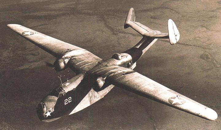 Фото одного из лучших гидросамолётов Второй мировой в полете