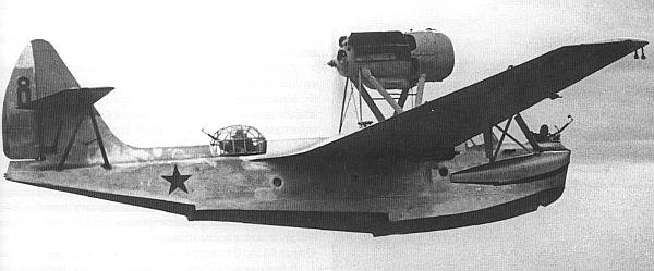 Фото одномоторной летающей лодки МБР-2