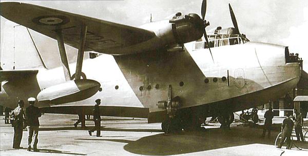 Фото летающей лодки Саро "Лервик" времен Второй мировой