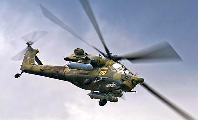 Вертолет армейской авиации ВВС России