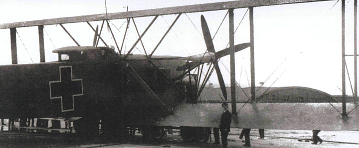 Винто-моторная группа бомбардировщика-биплана AEG R.1