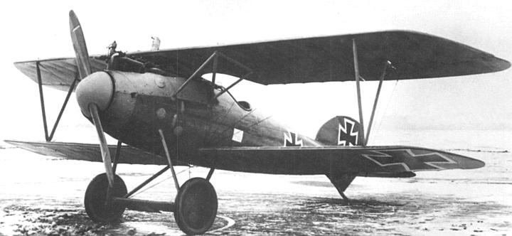Фото немецкого истребителя Первой мировой Албатрос