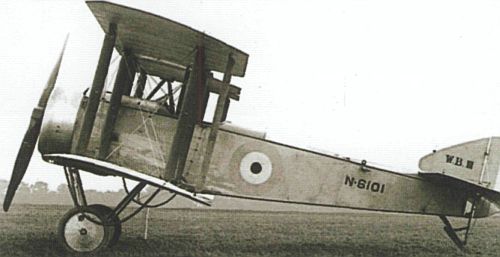 Британский истребитель Первой мировой войны Бердмор W.B.III