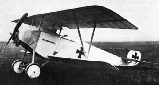 Фото не самого удачного одноместного истребителя Первой мировой войны Эйлер Д-1