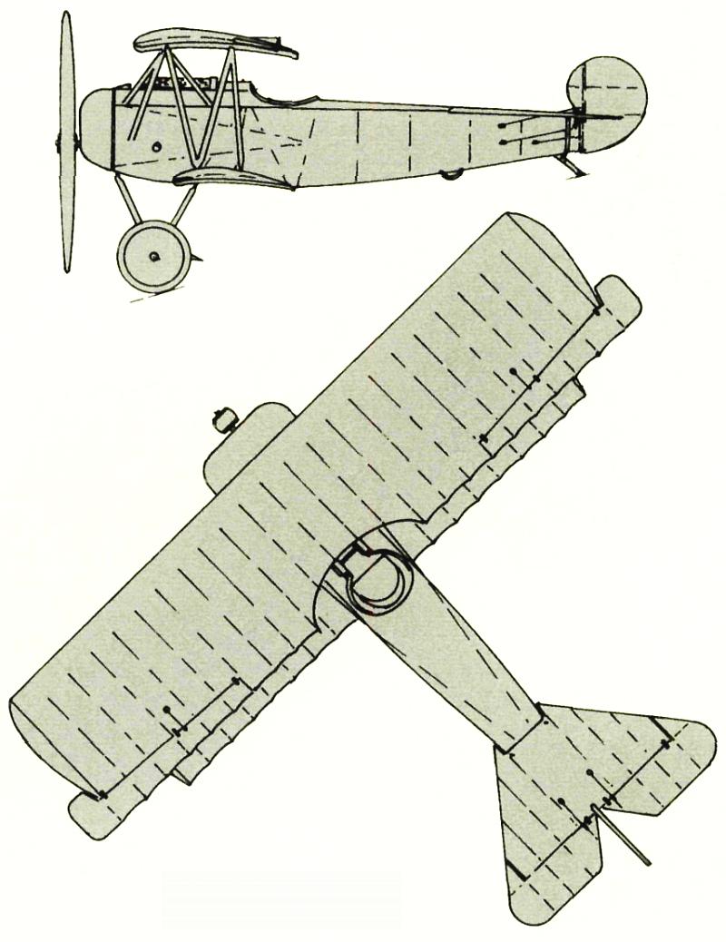 Чертеж Fokker D.VI