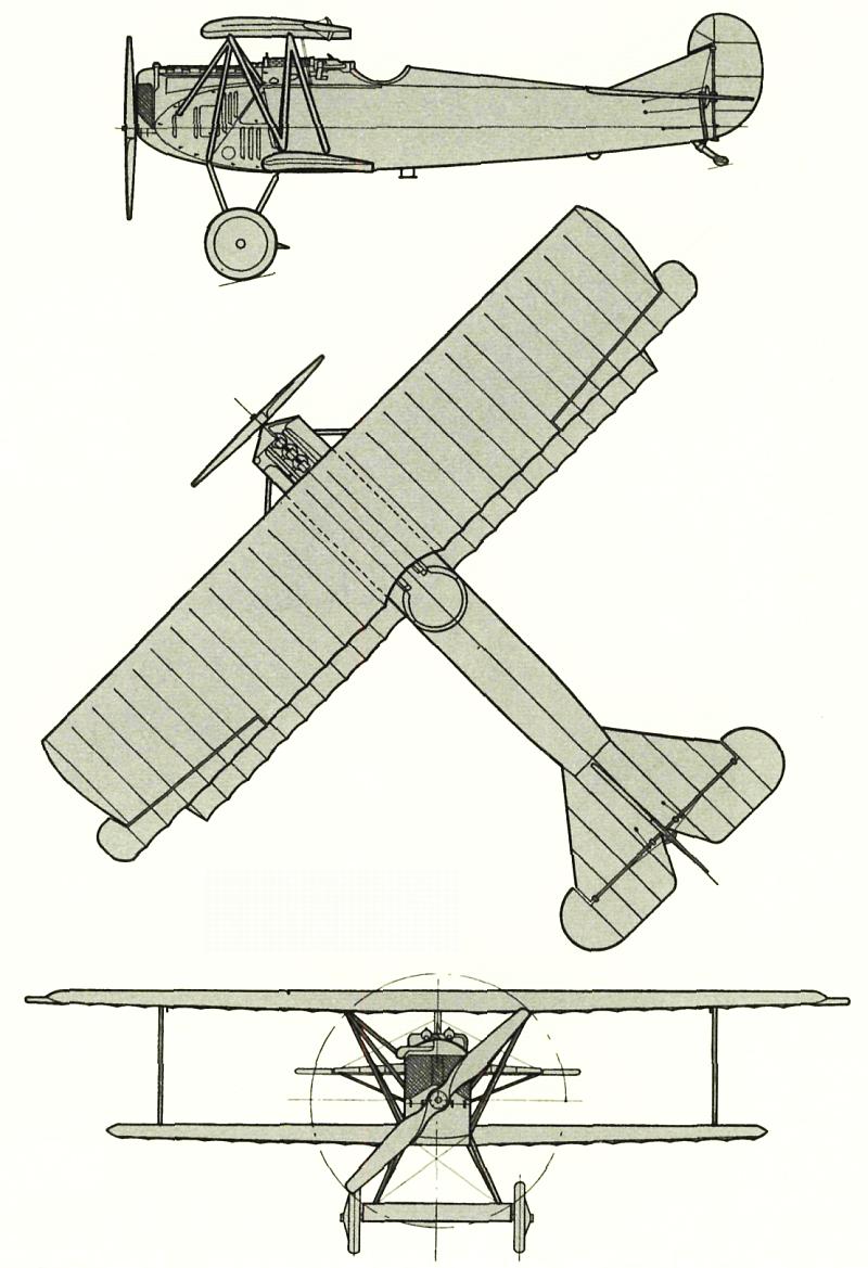 Чертежи Fokker D.VII