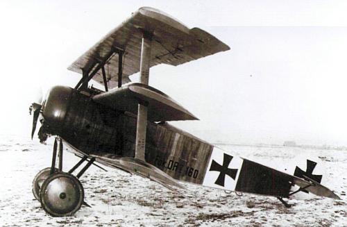 Фото триплана Fokker Dr.I