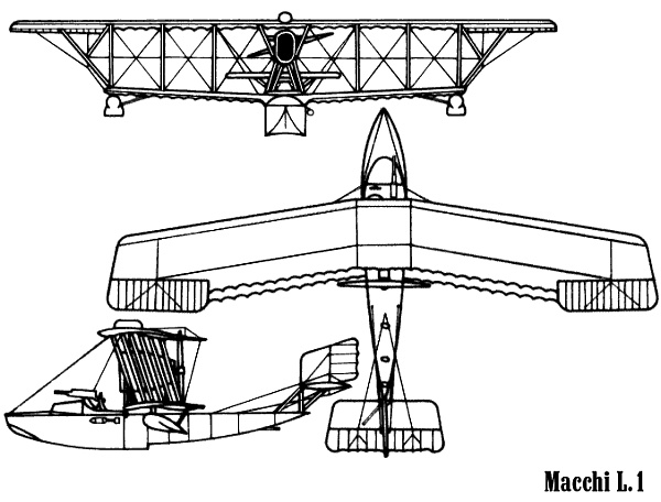 Схемы и чертежи Macchi M-3 (L-1)