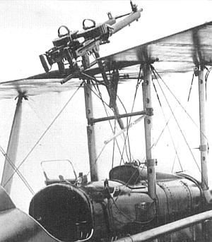 Пулеметное вооружение истребителя RAF BE.12