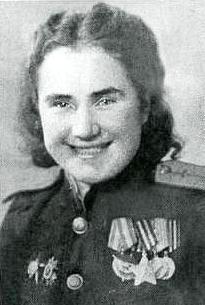 женщина-лётчик Ольга Тимофеевна Голубева