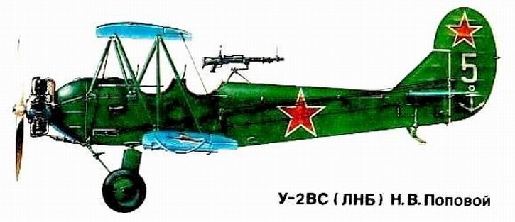 Самолёт По-2 Надежды Поповой